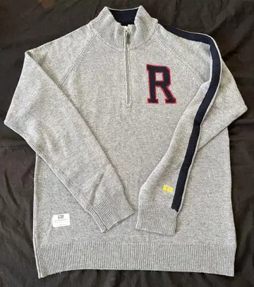 Rosassen 로사센 하프 집업 니트 스웨터 LL 그레이