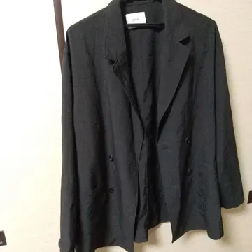 Discoat 다크 그레이 테일러드 자켓 새상품급