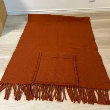 LAPUAN KANKURIT 라푸안칸쿠리 포켓 숄 오렌지