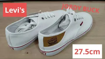 Levi's 화이트 캔버스 스니커즈 택 포함 새상품