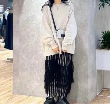 JEANASIS 그레이 오버 사이즈 트레이닝복