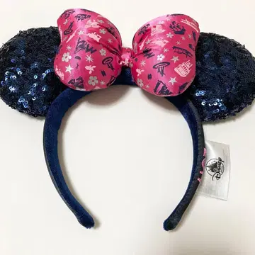 디즈니 미니 머리띠 스팽글 해외 디즈니