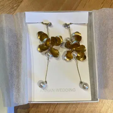 ANNAN WEDDING 빅 사이즈 플라워 브라이덜 귀찌