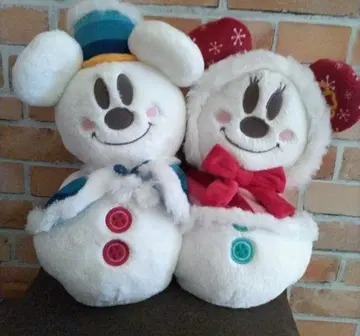 미키 미니 눈사람 봉제 인형/TOKYO Disney RESORT