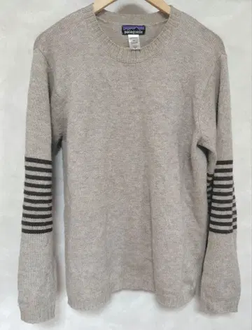patagonia 남성용 니트 스웨터 M 스트라이프