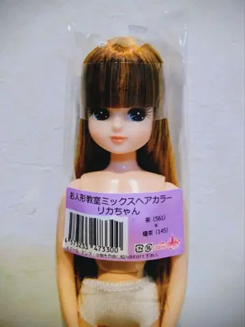 리카짱 캐슬 인형 교실 리카짱 믹스 헤어 브라운 주황 브라운