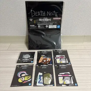 데스노트 제일복권 I상 문구류 클리어 파일 메모장 스티커
