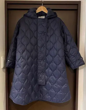 dessin 퀼팅 코트 네이비