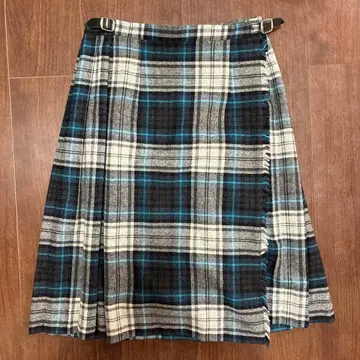 O'NEIL OF DUBLIN 체크 무늬 플리츠 스커트 38