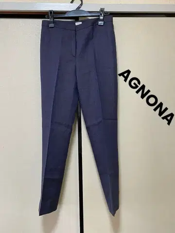 AGNONA 아뇨나 슬랙스 팬츠 린넨, 실크