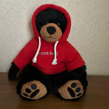 mont-bell 몬타베어 후드 부착 봉제 인형 미사용