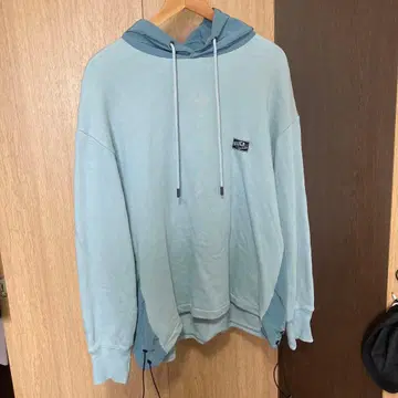 RDVZ 스카이블루 후드 부착 후드티 M 사이즈