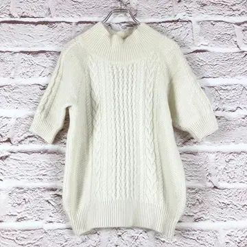 zr351 MARVEL 아이보리 케이블 니트 S~M