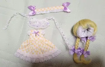 인형 가발 드레스 딜러 2점