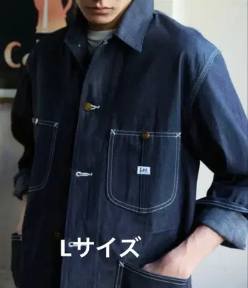 Lee 로코 자켓 데님 자켓 커버올 리지드 L 사이즈