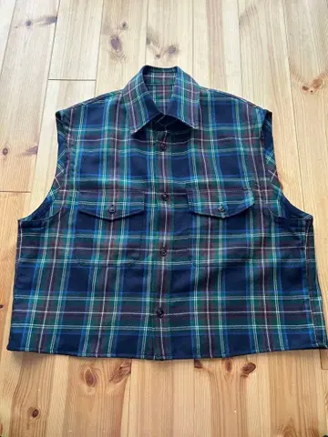 URU 도쿄 울 100% 쇼트 셔츠 베스트