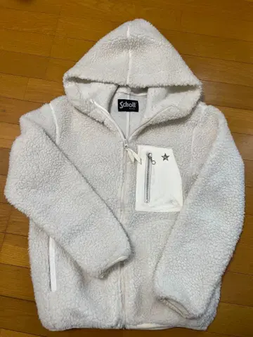 Schott 플리스 자켓 화이트