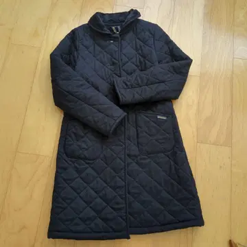 LAVENHAM 네이비 퀼팅 코트 38