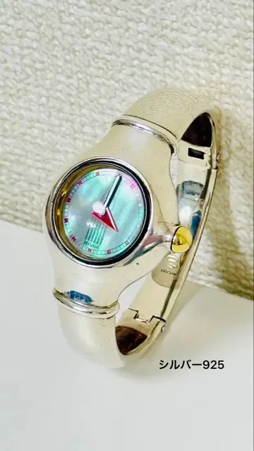 미자니 캐딜락 실버 925 쉘 다이얼 여성용