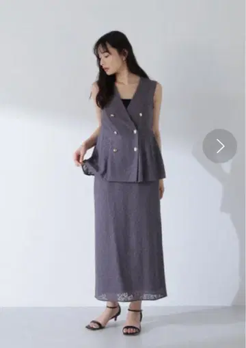 NATURAL BEAUTY BASIC 메쉬 레이스 셋업