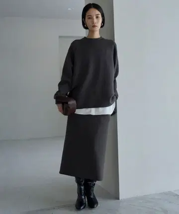 [ 새상품급 ] 안피로 저지 타이트 스커트 LT 사이즈