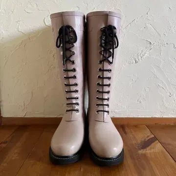 ILSE JACOBSEN 세 야콥센 레이스업 레인부츠 38