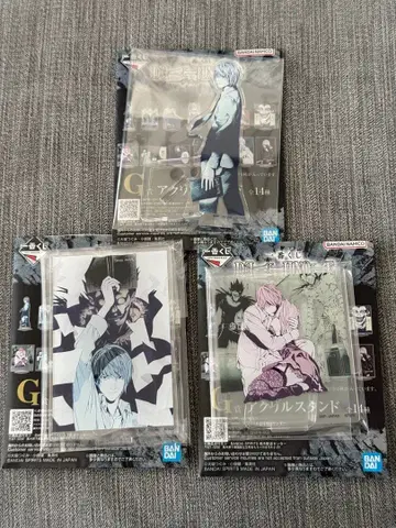 데스노트 DEATHNOTE 제일복권 아크릴 스탠드 야가미 라이토 미사