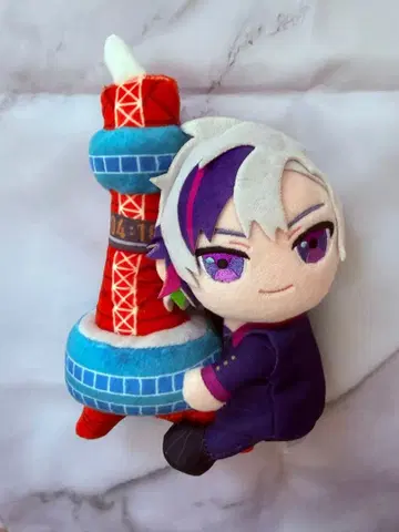 니지산지 7대 타워 니지타워 후와 미나토 봉제 인형