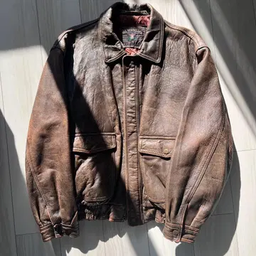 ALL STATELAND 90s A-2 양가죽 플라이트 자켓