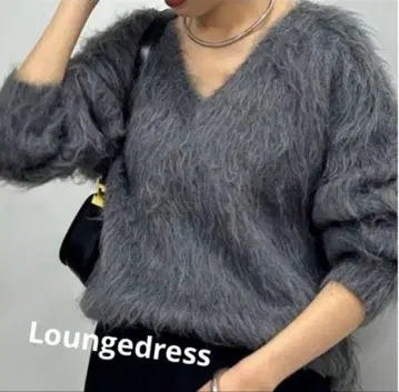 Loungedress 2WAY 샤기 니트
