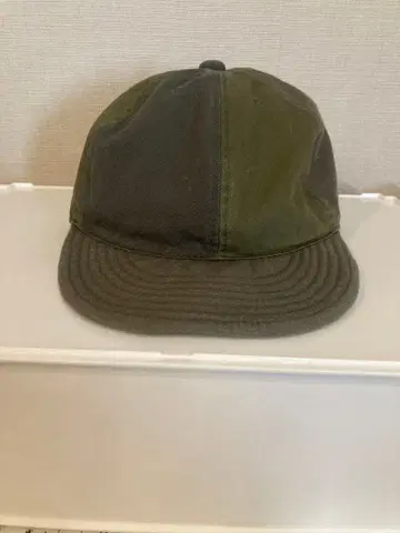 하이어 올리브 그린 패널 디자인 캡