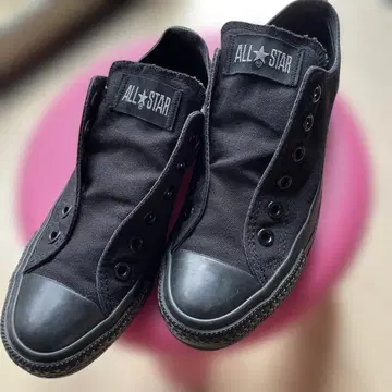 ALL STAR ALL 블랙 슬립온 스니커즈 JP/24.0cm