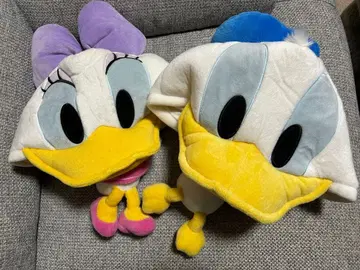 도널드 덕 데이지 덕 팬캡 세트