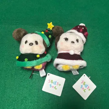 우루포챠짱 크리스마스 봉제 인형 세트 2024 미키 미니