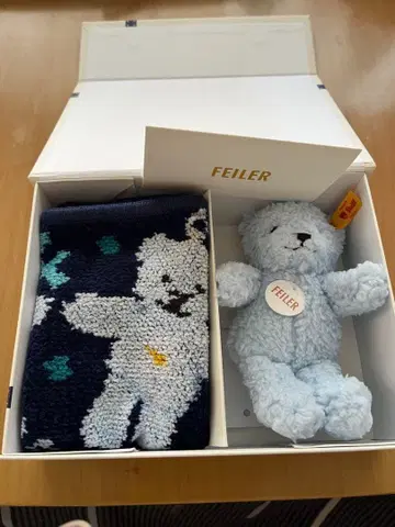 FEILER x Steiff 테디베어 세트