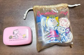 PEANUTS 스누피 소분 보틀 미니 비누 케이스 쇼와 레트로