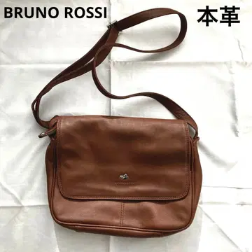 BRUNO ROSSI 숄더백 블루노 로시 천연 가죽