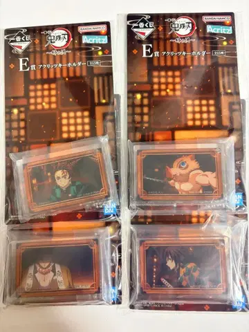 제일복권 귀멸의 칼날 E상 아크릴 키링 토미오카 기유 외