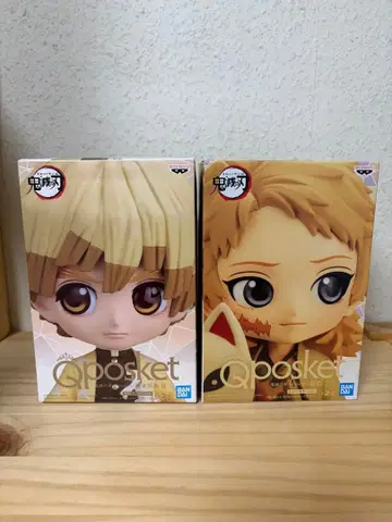 귀멸의 칼날 Qposket 젠이츠 사비토 세트