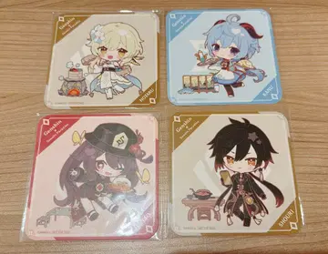 원신 스이파라 콜라보 종려 호두 감우 여행자 코스터