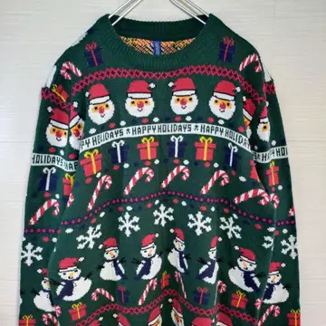 H&M 에이치앤엠 니트 스웨터 크리스마스 산타 눈사람