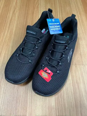 SKECHERS WIDE FIT MEMORY FOAM 25cm 블랙