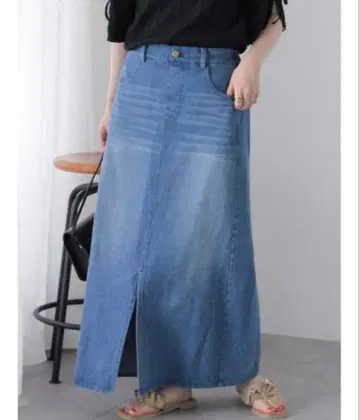 ehka sopo 데님 롱 스커트