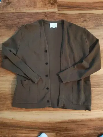 STILL BY HAND 브라운 가디건 48