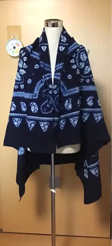 네이비 나염  누구에게나 OK 스톨 베스트 1