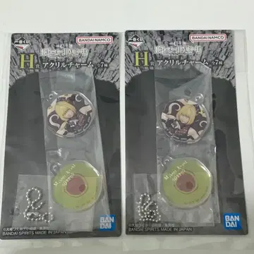 DEATHNOTE 제일복권 아크릴 참 멜로 2점 세트