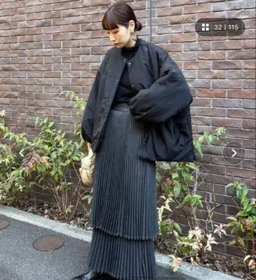 앤도미 노카라 충전솜 다운 자켓 s