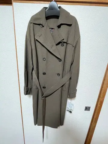 올리브색 롱 코트 사이즈 40