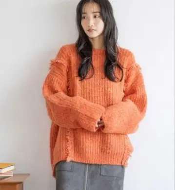 로리즈팜 2WAY 프린지 멜란지 LS.