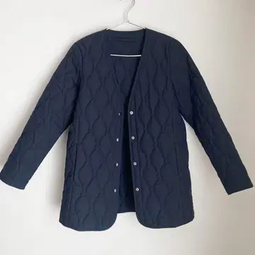 어반 리서치 다운 자켓 퀼팅 자켓 네이비